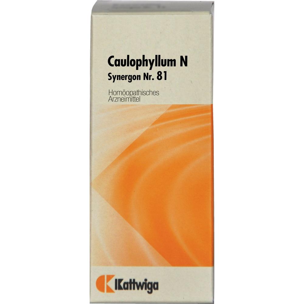 SYNERGON KOMPLEX 81 Caulophyllum N Tropfen 50 ml Tropfen