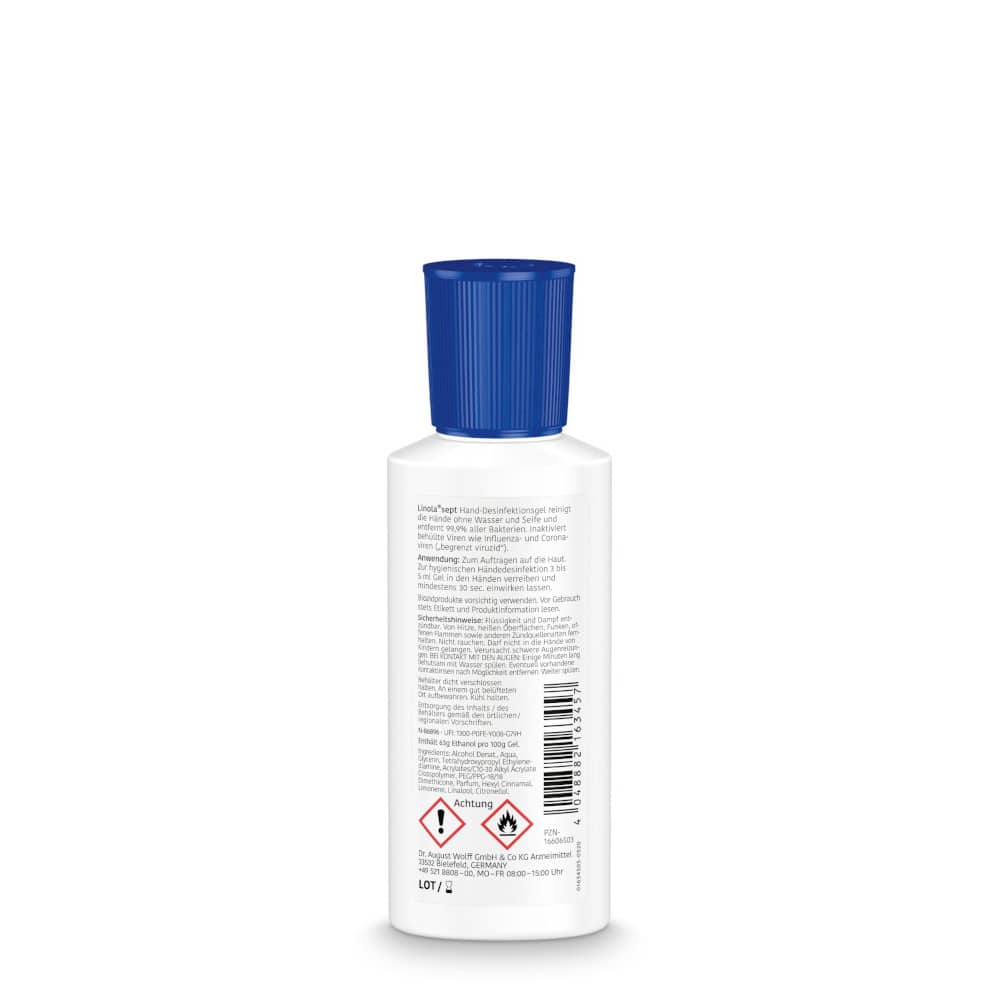Linola sept Hand-Desinfektionsgel 80 ml Gel