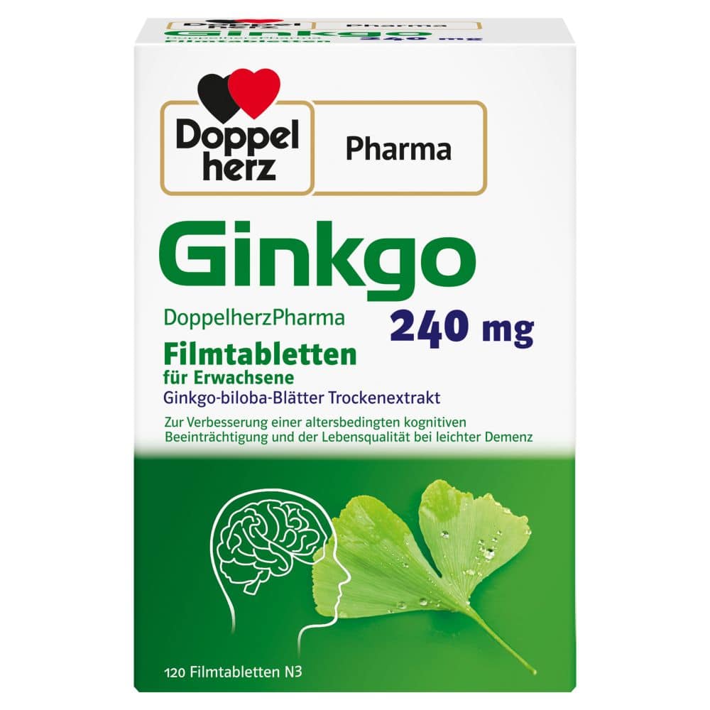 Doppelherz Pharma Ginkgo 240mg 120 St Filmtabletten