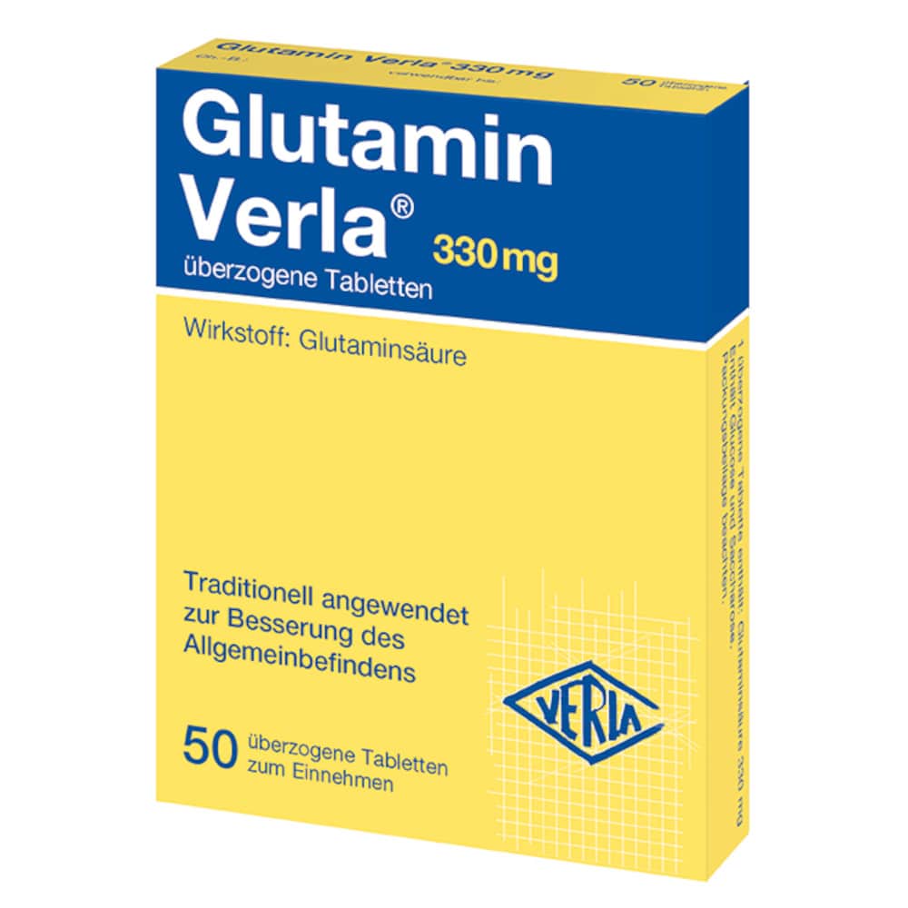 GLUTAMIN Verla überzogene Tabletten 50 St Überzogene Tabletten