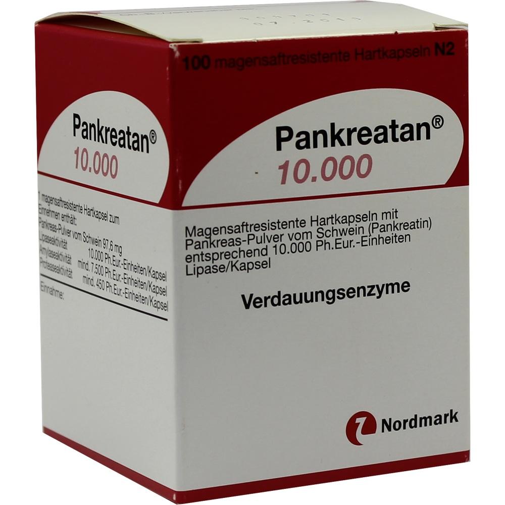 Pankreatan 10000 100 St Magensaftresistente Hartkapseln