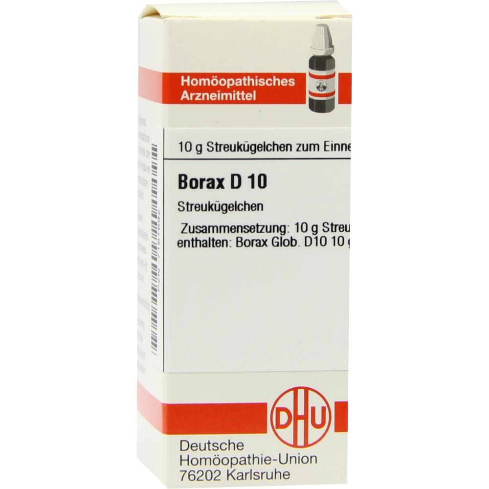 BORAX D 10 Globuli 10 g Globuli