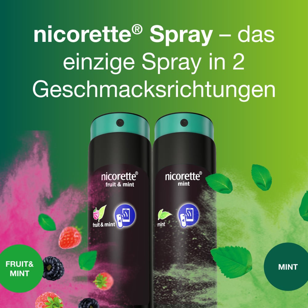 nicorette fruit & mint Spray 6er Set 3X2 St Spray