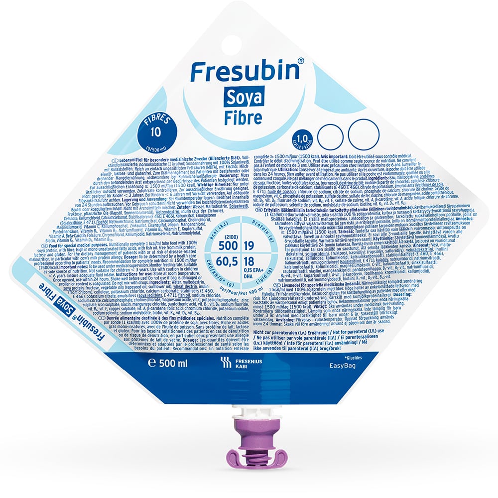 Fresubin Soya Fibre Easy Bag 15X500 ml Flüssigkeit 15X500 ml