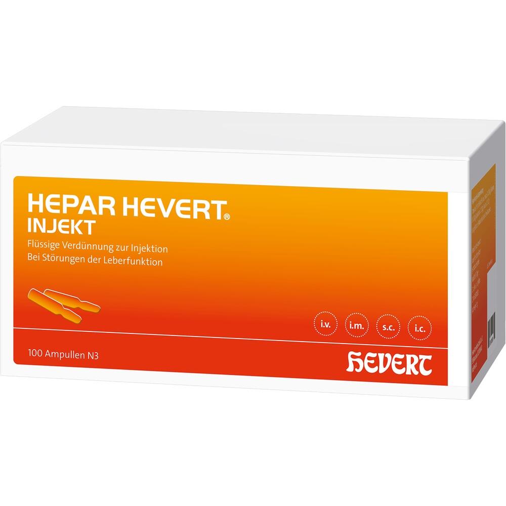 HEPAR HEVERT INJEKT 100X2 ml Ampullen