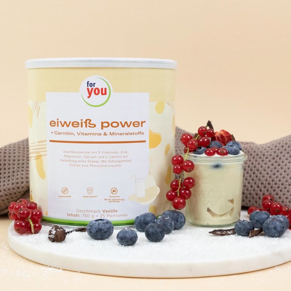 for you eiweiß power Vanille 750 g Pulver