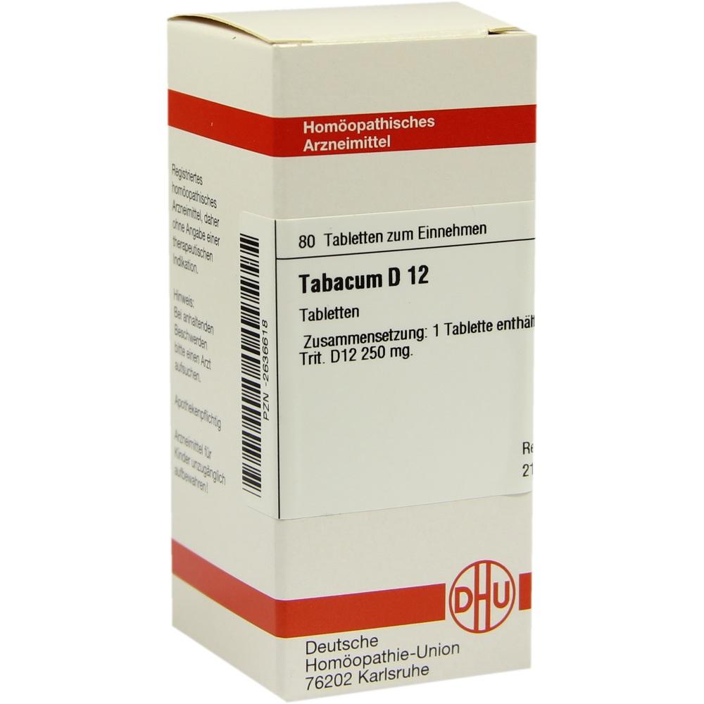 TABACUM D 12 Tabletten 80 St Tabletten
