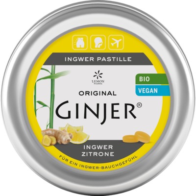 INGWER GINJER Zitrone Pastillen 40 g Pastillen