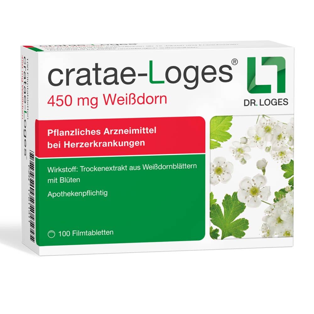 cratae-Loges 450mg Weißdorn  100 St Filmtabletten