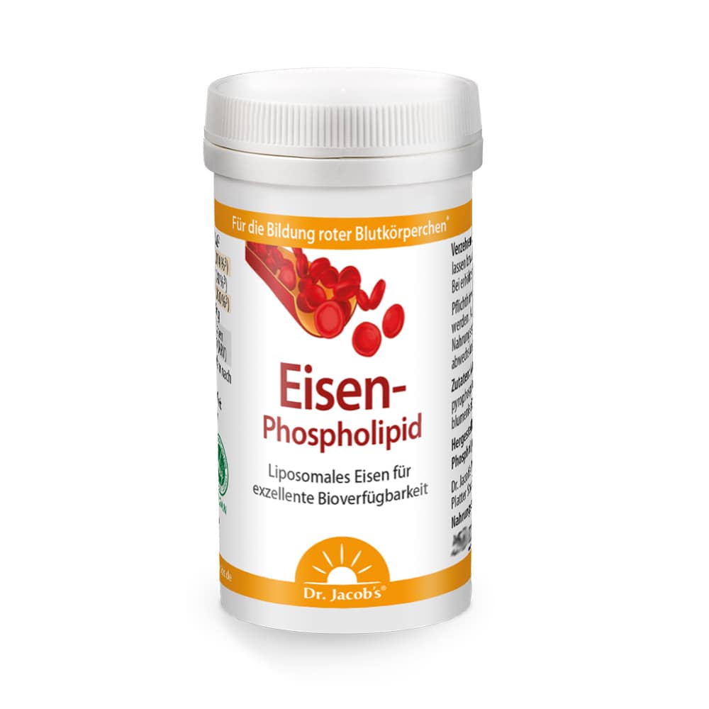 Dr. Jacob's Eisen-Phospholipid Mango Pulver liposomal vegan