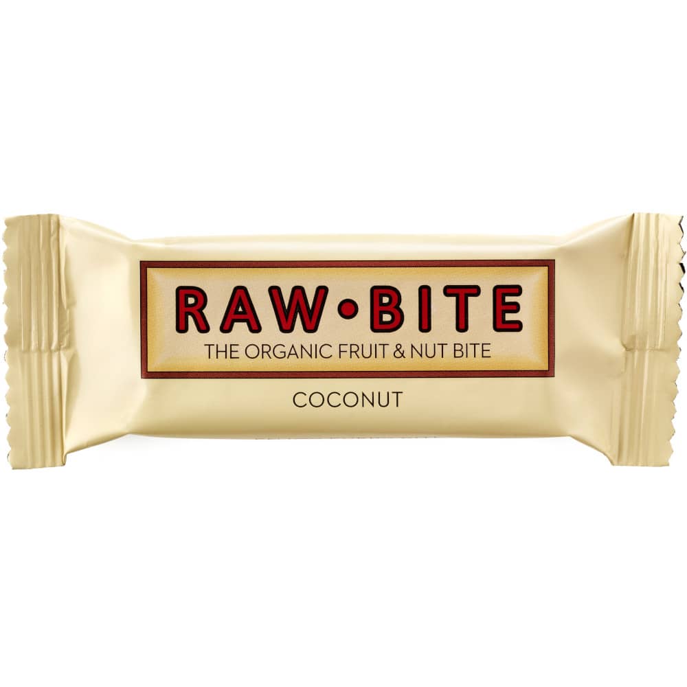 Raw Bite Bio Riegel Coconut 12er Pack 12X50 g