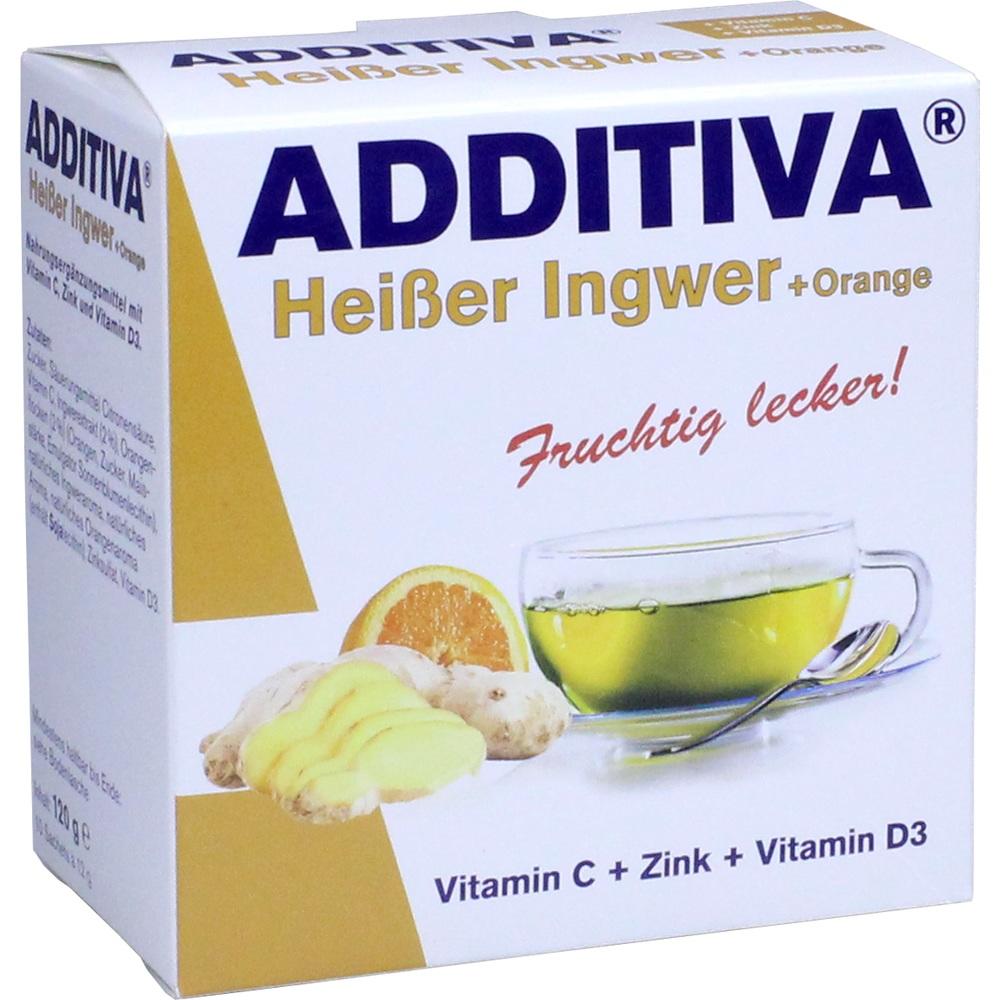 ADDITIVA heißer Ingwer+Orange Pulver 120 g Pulver