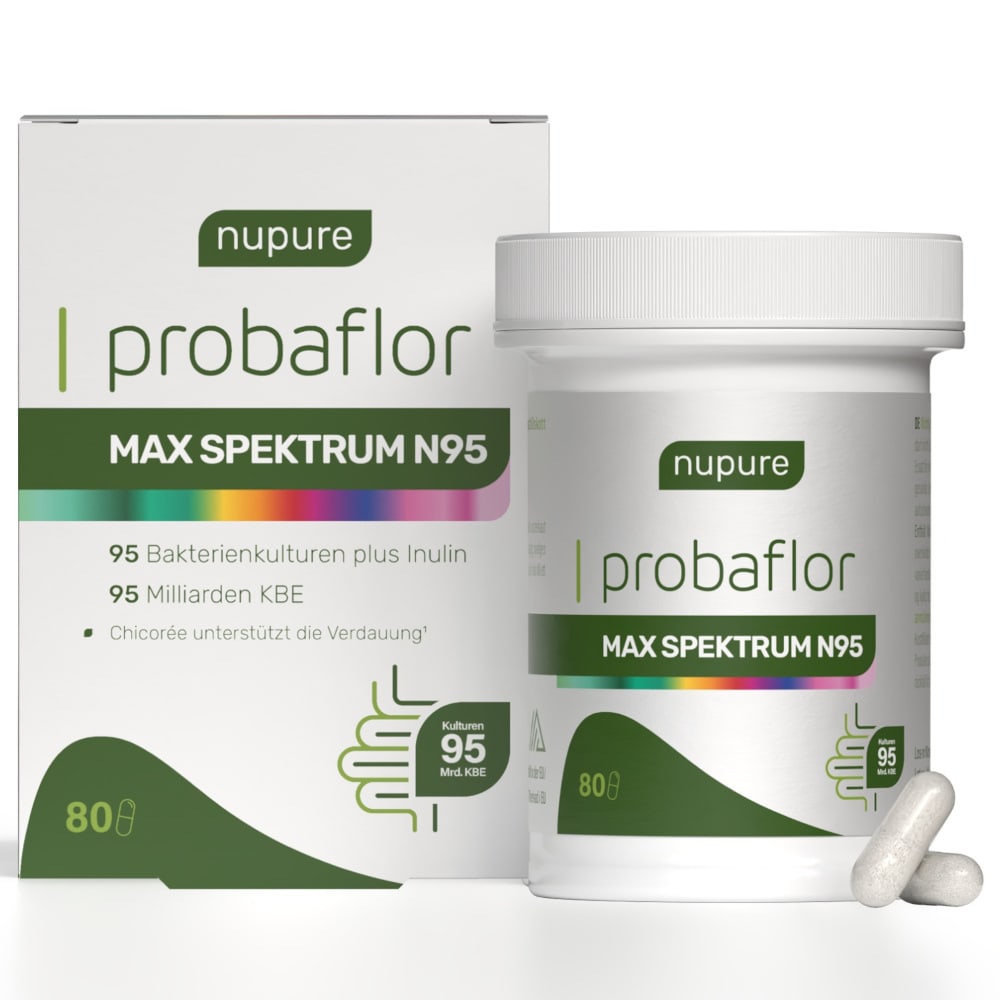 Nupure probaflor Max Spektrum N95 Kapseln 80 St 80 St Kapseln magensaftresistent