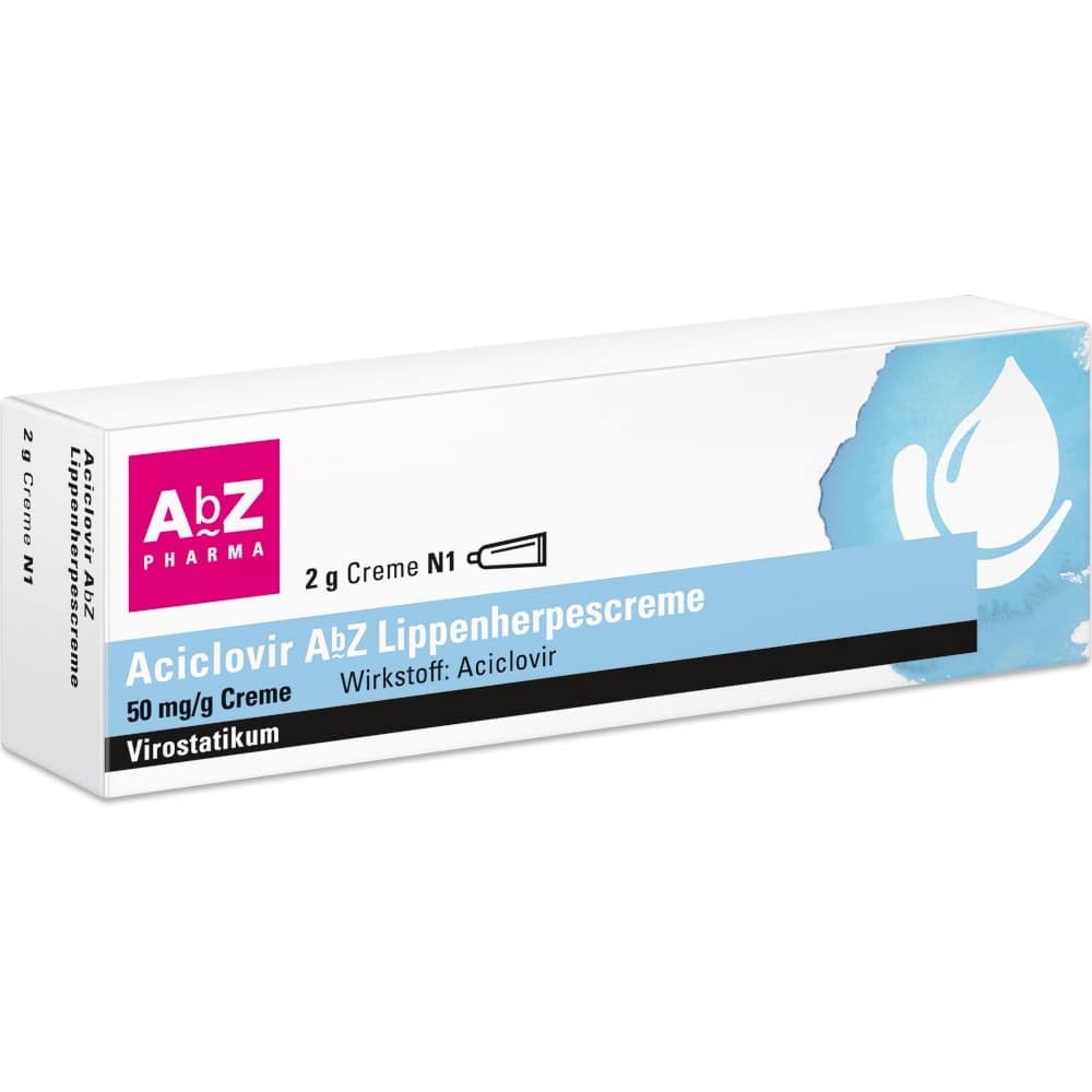 Aciclovir AbZ Lippenherpescreme 2 g Creme