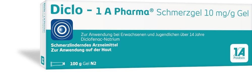 Diclo - 1A Pharma Schmerzgel 10 mg/g 100 g Gel