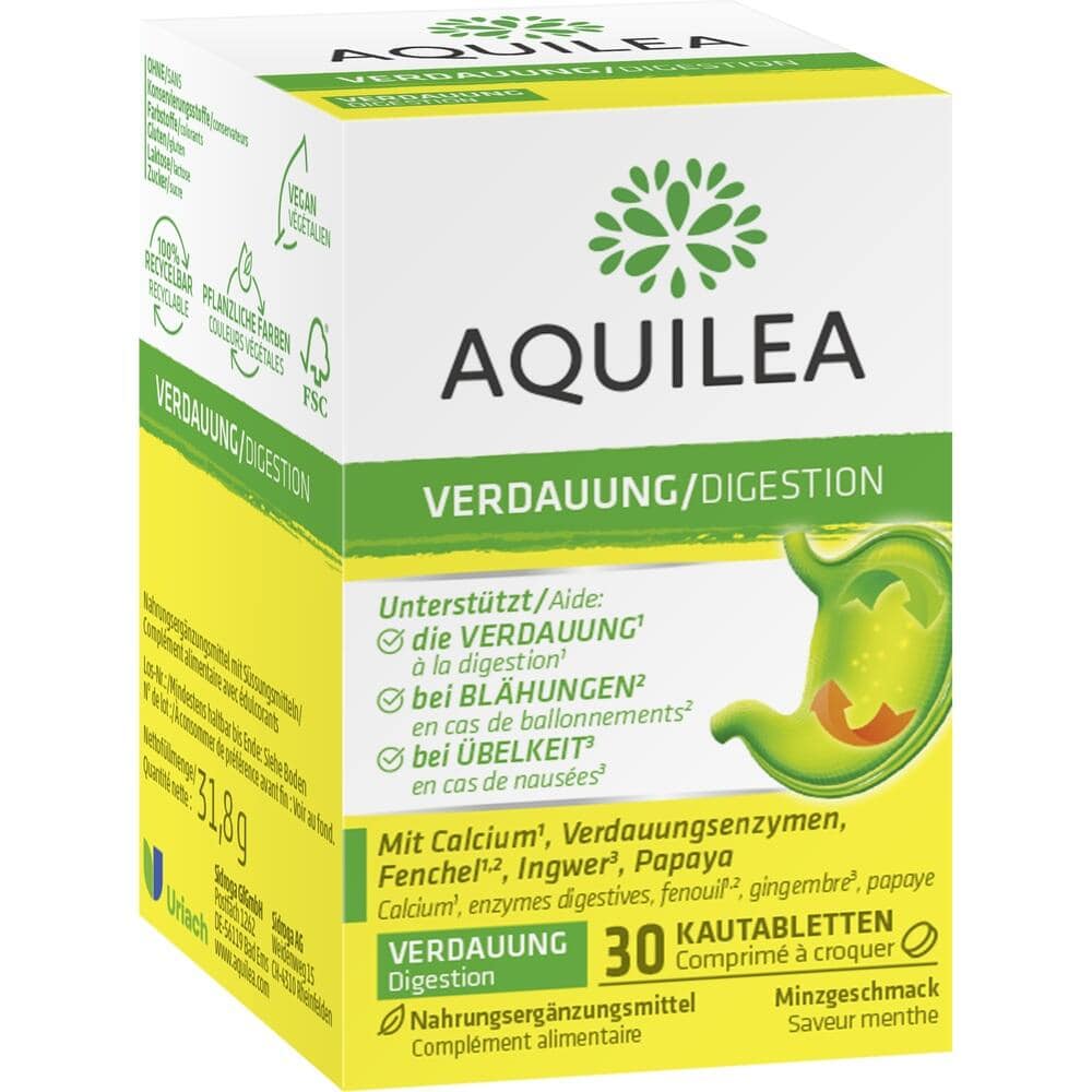 AQUILEA VERDAUUNG/DIGESTION 30 St Kautabletten