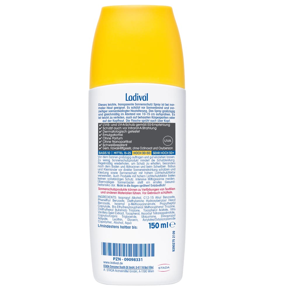 Ladival AKTIV SONNENSCHUTZ SPRAY LSF 30 150 ml Spray