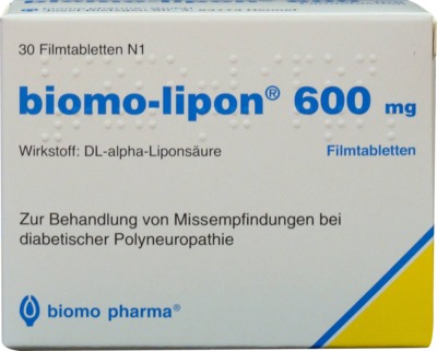 Biomo-lipon 600mg 30 St Filmtabletten