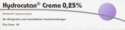 Hydrocutan 0,25% 50 g Creme
