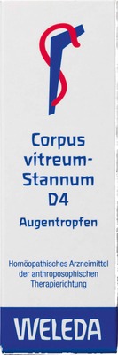 WELEDA CORPUS VITREUM STANNUM D 4 Augentropfen 10 ml Augentropfen