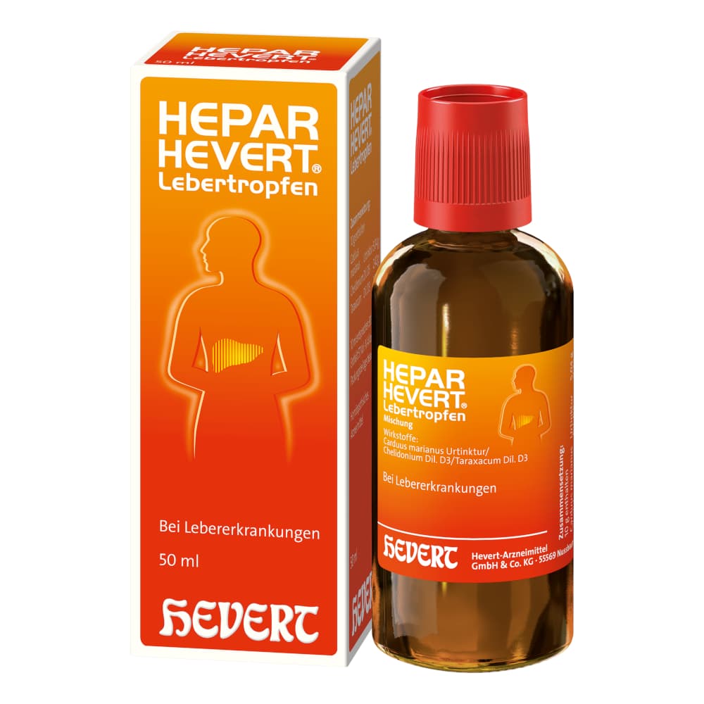 HEPAR HEVERT Lebertropfen 50 ml Tropfen