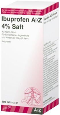 Ibuprofen AbZ 4% Saft 100 ml Saft