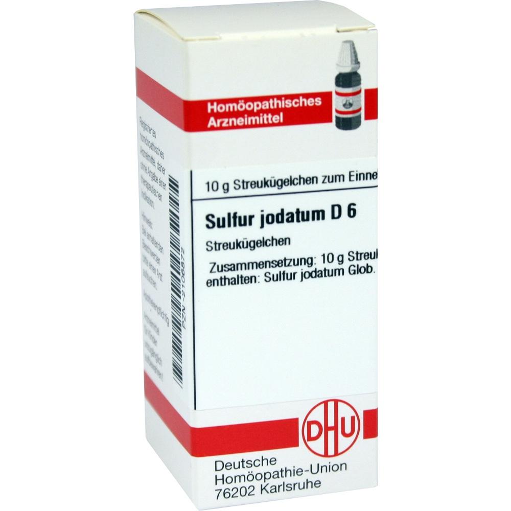 SULFUR JODATUM D 6 Globuli 10 g Globuli