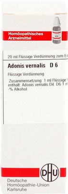 ADONIS VERNALIS D 6 Dilution 20 ml Dilution