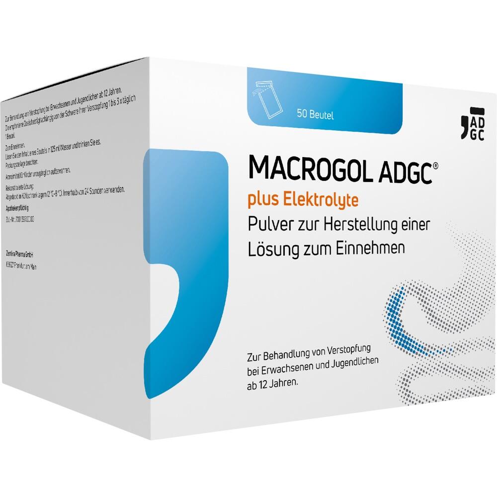 MACROGOL ADGC plus Elektrolyte 50 St Pulver zur Herstellung einer Lösung zum Einnehmen
