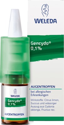 WELEDA GENCYDO 0,1% Augentropfen 10 ml Augentropfen