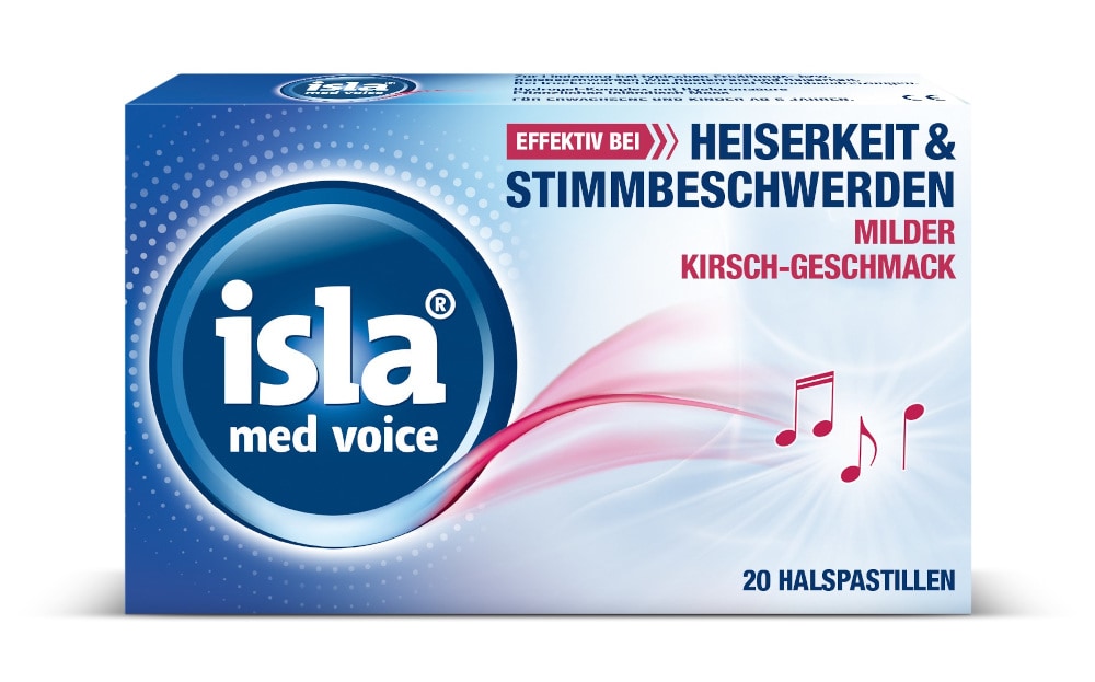 isla med voice Halspastillen 20 St Pastillen