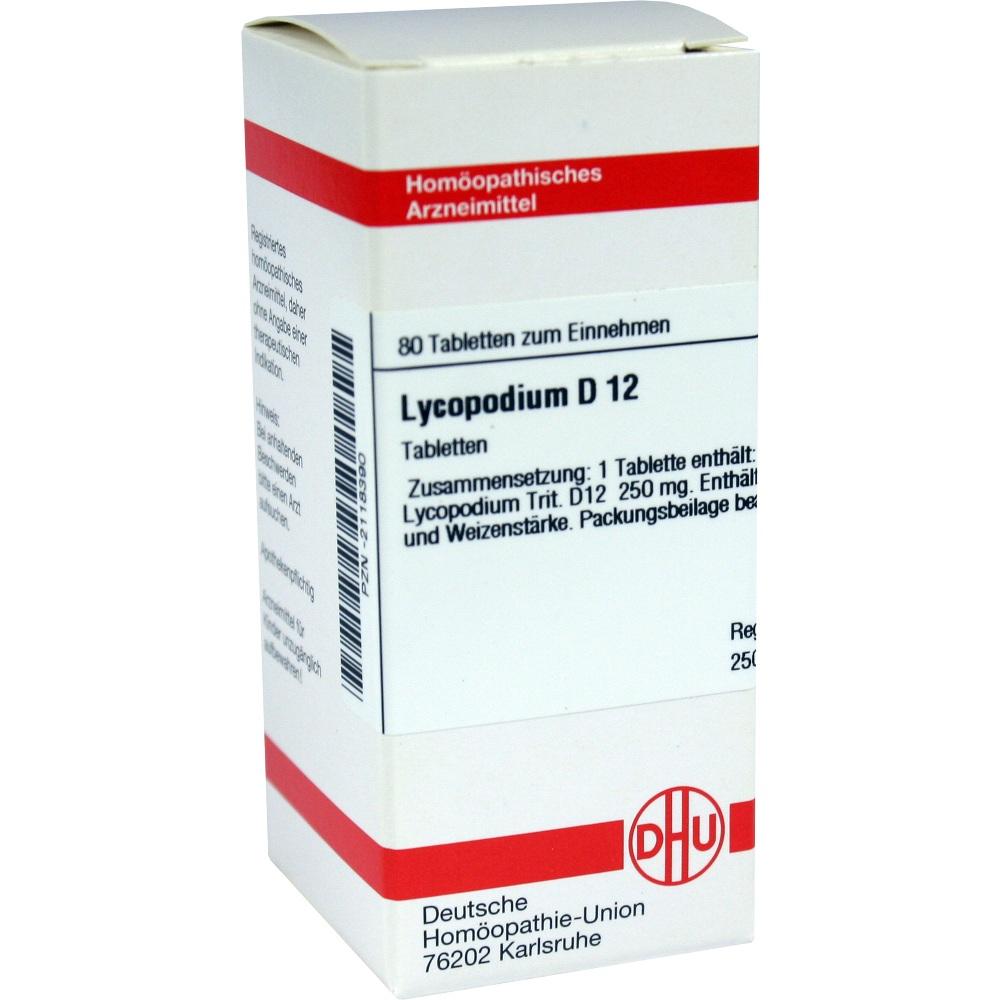 LYCOPODIUM D 12 Tabletten 80 St Tabletten