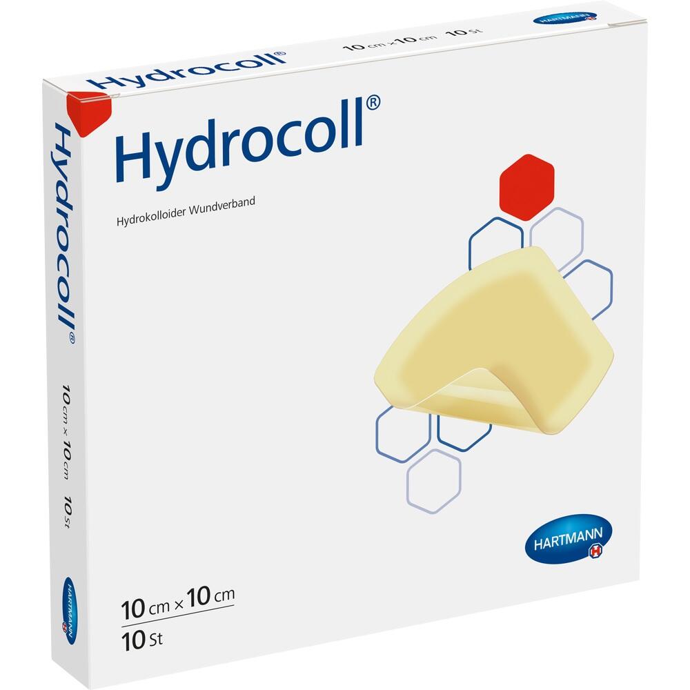HYDROCOLL Wundverband 10x10 cm 10 St Kompressen