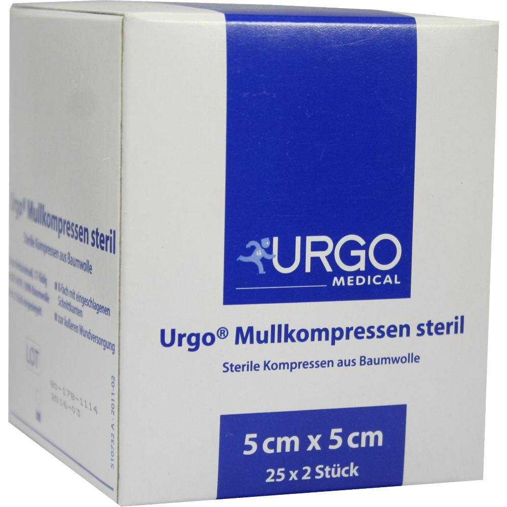 URGO MULLKOMPRESSEN 5x5 cm steril 25X2 St Kompressen
