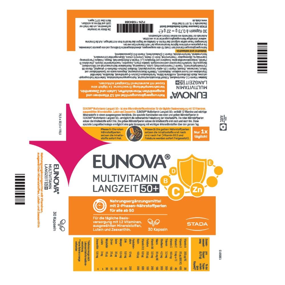 EUNOVA LANGZEIT 50+ 30 St Kapseln