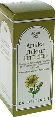 Arnikatinktur Hetterich 100 ml Tinktur