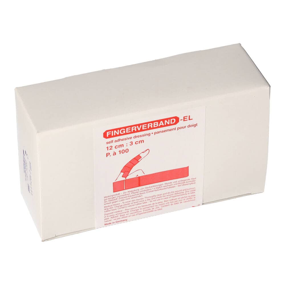 FINGERVERBAND 3x12 cm elastisch haut 100 St