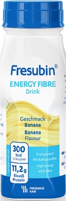 Fresubin Energy Fibre Trinknahrung Banane 4X200 ml Lösung