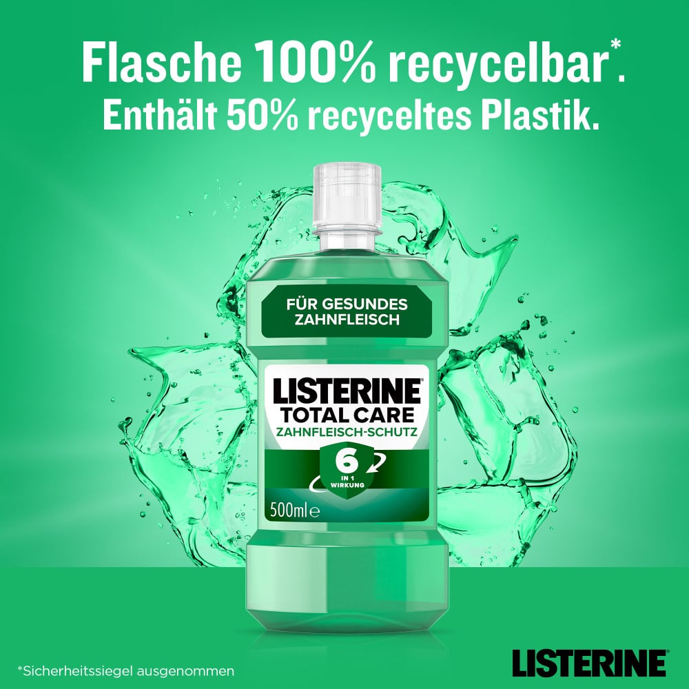 LISTERINE Total Care Zahnfleisch-Schutz 500 ml Lösung LISTERINE Total Care Zahnfleisch-Schutz 500 ml Lösung