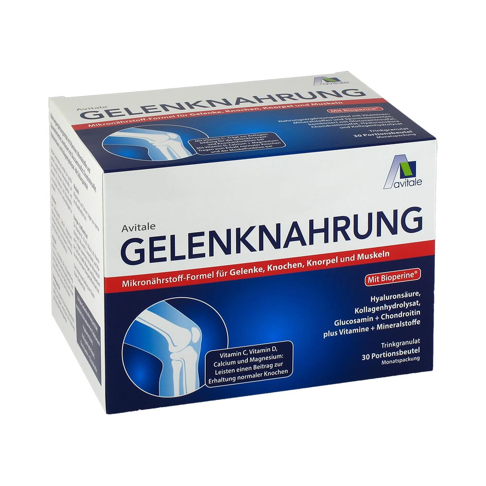 Avitale GELENKNAHRUNG+Hyaluronsäure Trinkgranulat 30X15 g Beutel