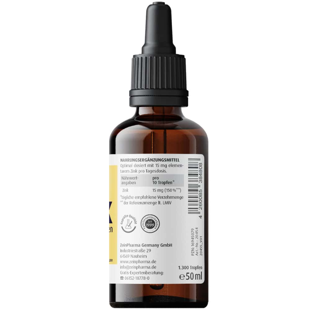 Zein Pharma Zink Tropfen 15 mg  50 ml Tropfen zum Einnehmen