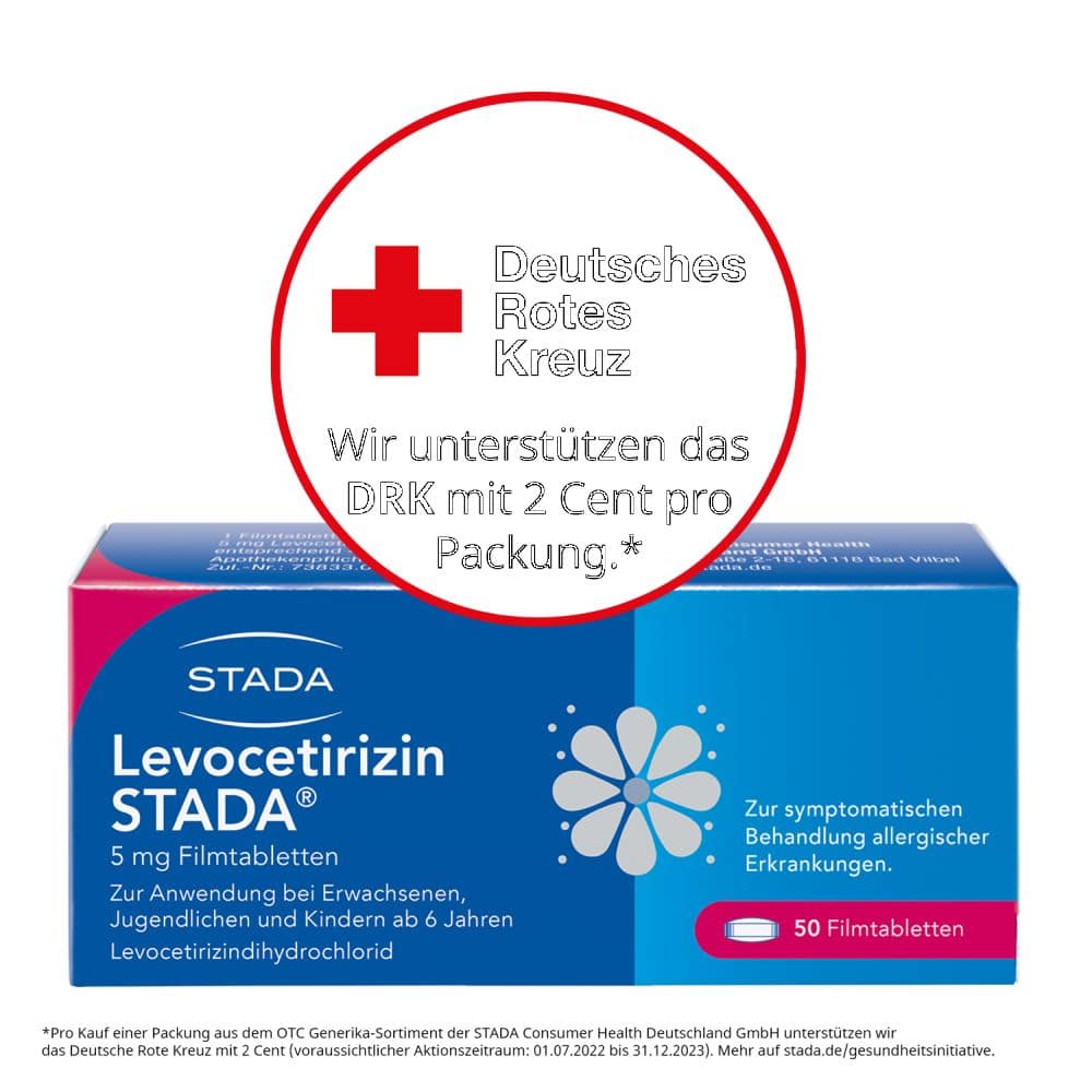 Levocetirizin STADA 5 mg 50 St Filmtabletten