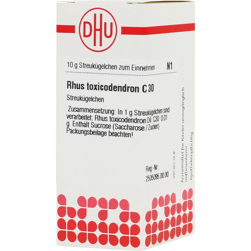 RHUS TOXICODENDRON C 30 Globuli 10 g Globuli