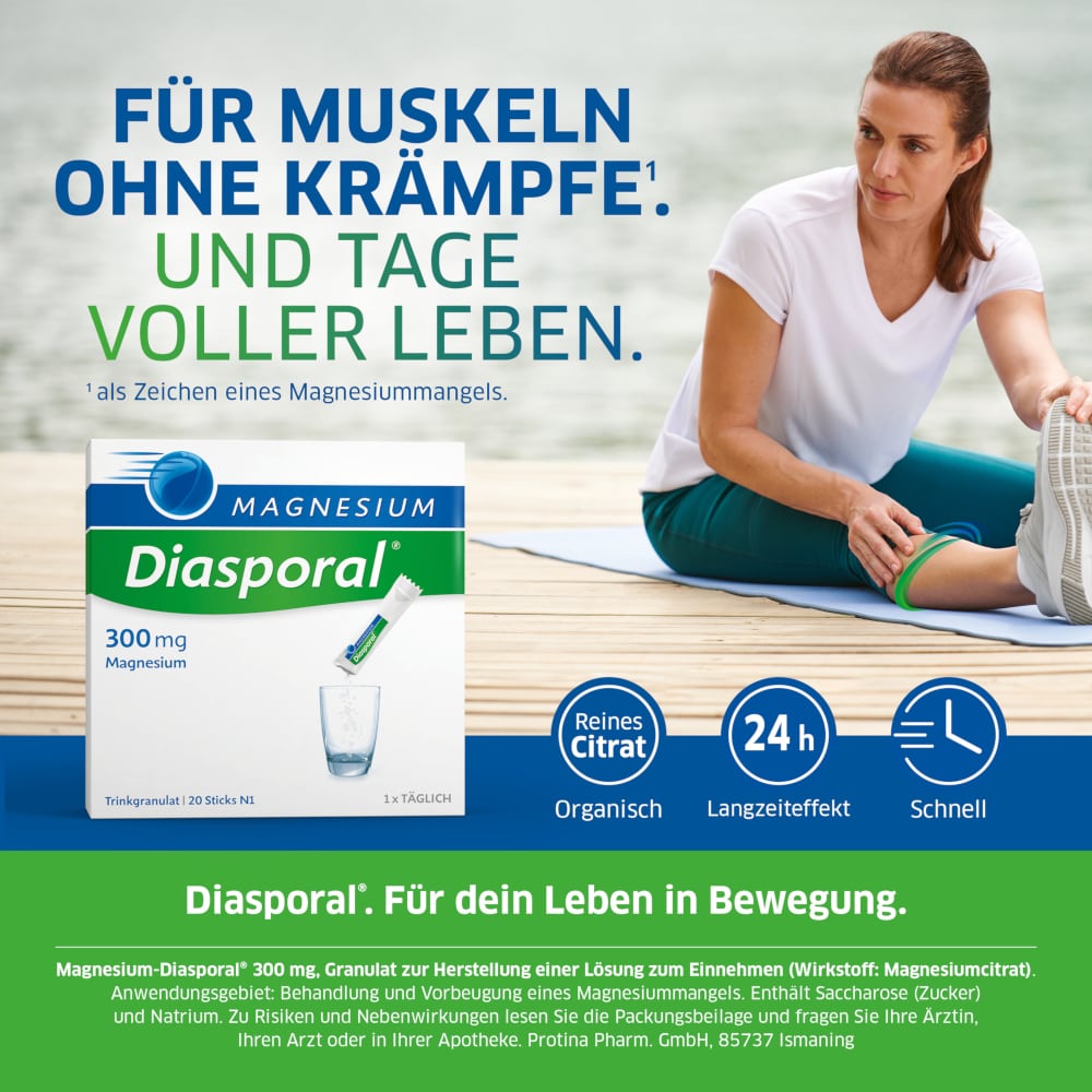 MAGNESIUM Diasporal  300 mg Trinkgranulat 100 St Granulat
