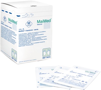 MaiMed Copolymer Handschuhe steril Größe L einzeln verpackt  100 St Handschuhe