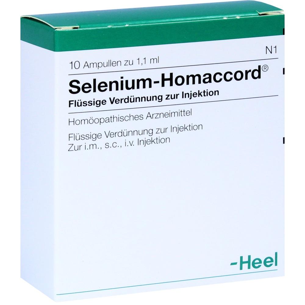 SELENIUM HOMACCORD Ampullen 10 St Ampullen