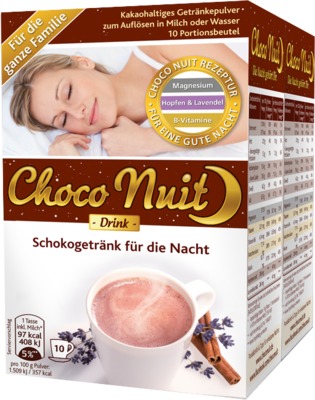 CHOCO NUIT Gute-Nacht-Schokogetränk Pulver 20 St Pulver