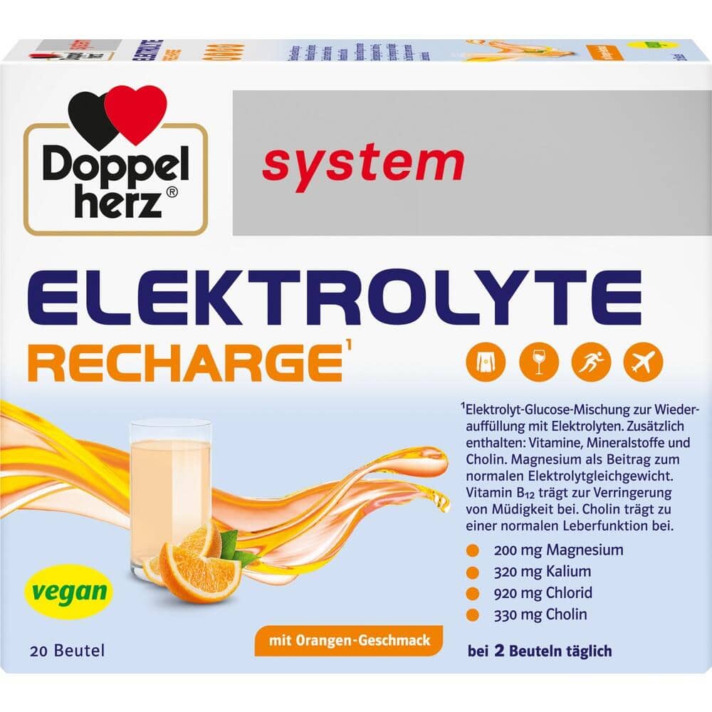 Doppelherz system ELEKTROLYTE RECHARGE 20 St Granulat