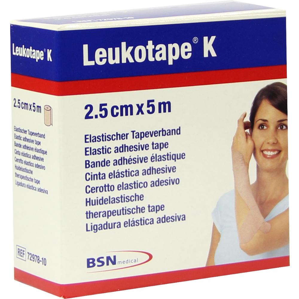 LEUKOTAPE K 2,5 cm hautfarben 1 St Verband