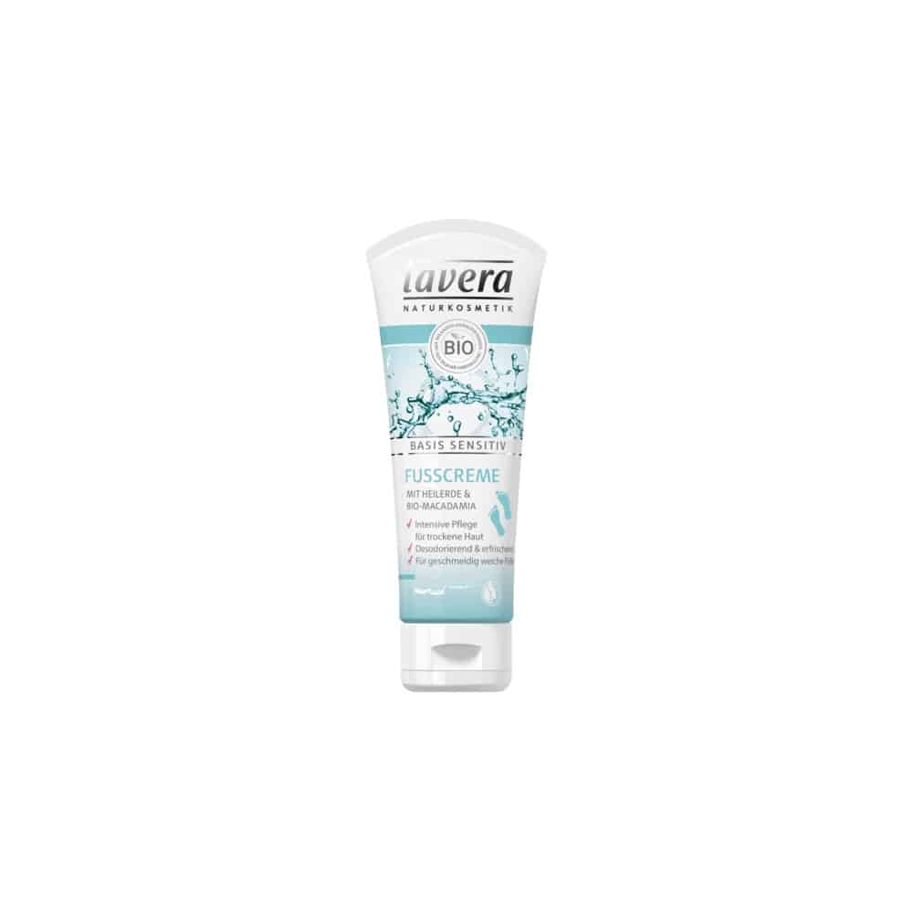Lavera Basis Sensitiv Fußcreme 75 ml Creme